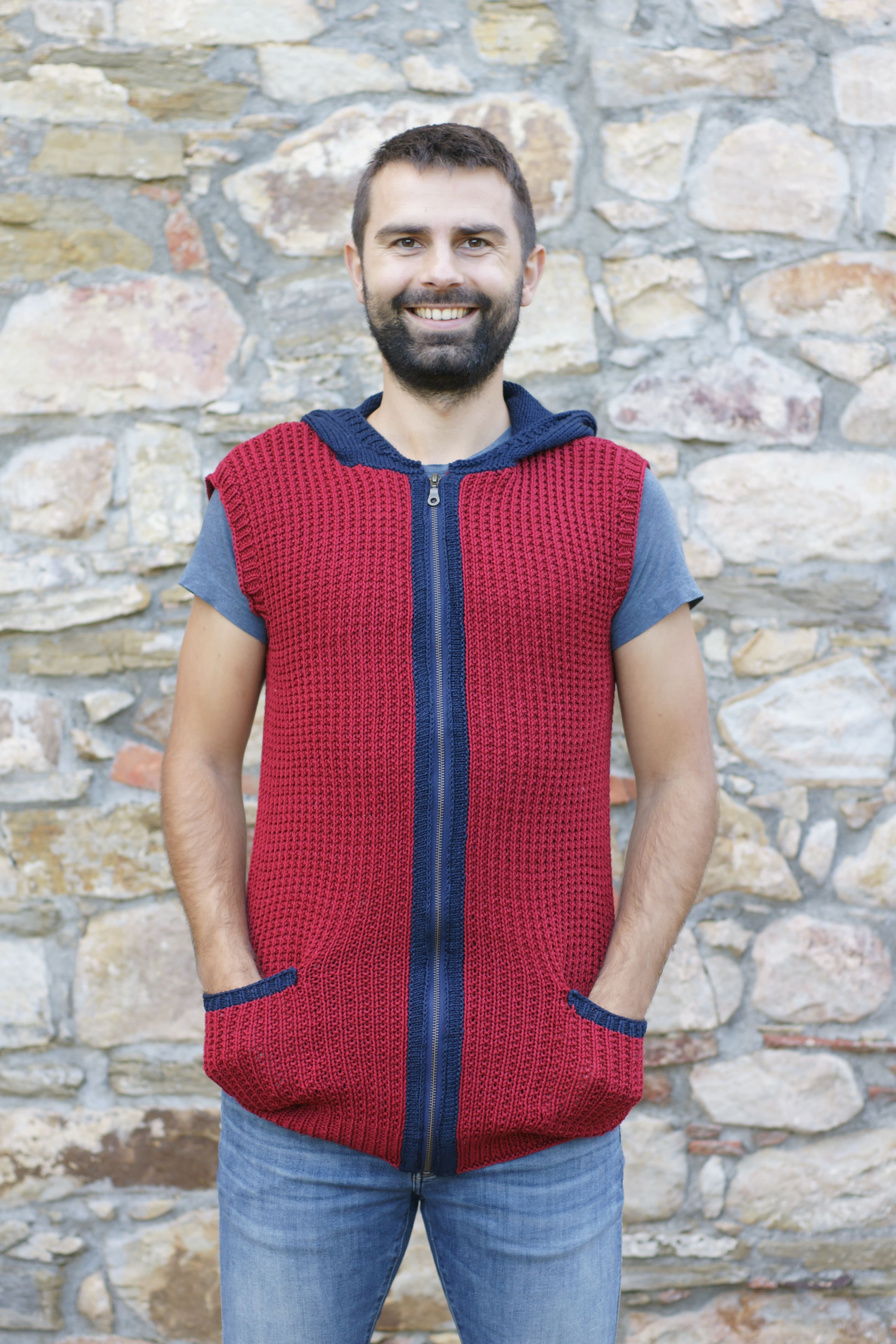 Bergi Vest Ruvido